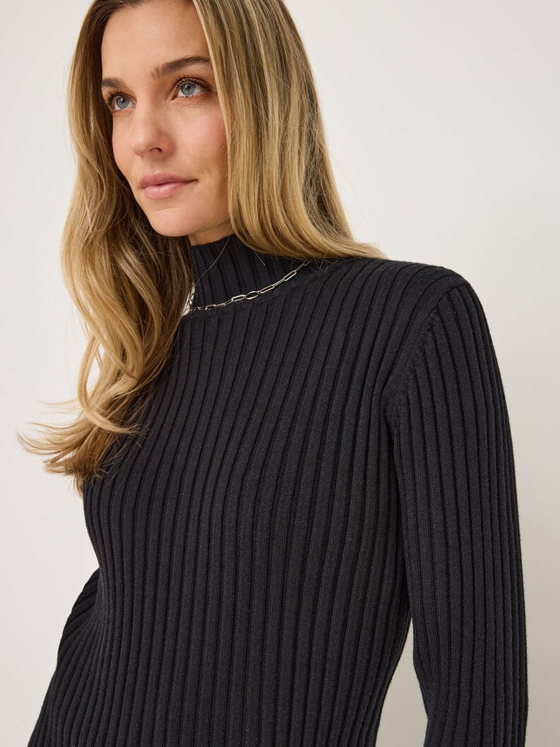 abito in maglia - nero taw1029-80009 compra tamaris maglie online